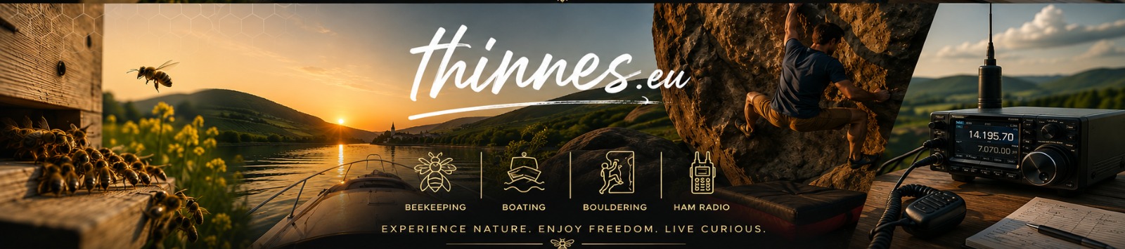 thinnes.eu – beekeeping, boating, bouldering, ham radio
